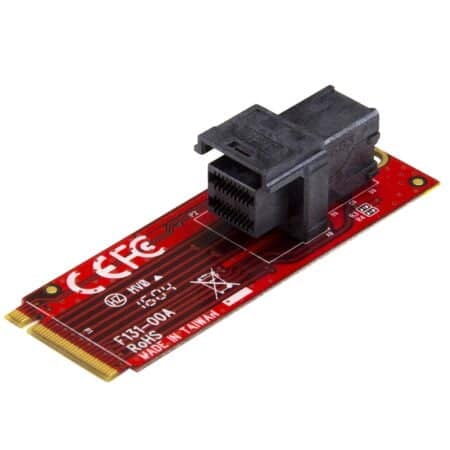 StarTech.com U.2 to M.2 Adapter - for 1 x U.2 PCIe NVMe SSD - M.2 PCIe x4 Host Interface - - Image 2